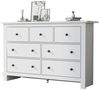 KLAM HOME Kommode Sideboard Küchenschrank Beistellschrank Aufbewahrungsschrank, Anrichte Standschrank für Wohnzimmer Bild 4