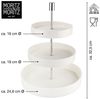 Moritz & Moritz Etagere Obst Etagere, Porzellan, (3 Etagen), Perfekt als Obstschale für Obst Aufbewahrung, Muffins und Cupcakes Bild 2