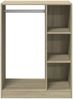 vidaXL Kleiderschrank Sonoma-Eiche 77x48x102 cm Holzwerkstoff 840809 Bild 5