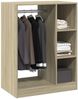 vidaXL Kleiderschrank Sonoma-Eiche 77x48x102 cm Holzwerkstoff 840809 Bild 4