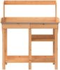 vidaXL Pflanztisch mit Ablagen Braun Massivholz Tanne 368432 Bild 5