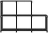 vidaXL Würfelregal mit 5 Fächern Schwarz 103x30x72,5 cm Stoff 322602 Bild 2