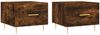 vidaXL Couchtische 2 Stk. Räuchereiche 50x50x40 cm Holzwerkstoff 829375 Bild 2
