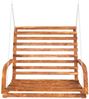vidaXL Schaukelbank Bugholz Massiv mit Teak-Finish 126x63x92 cm 313940 Bild 3