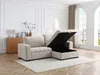 Vente-unique - KONOTI Sofa Stoff Beige - B 154 cm x H 93 cm x L 250 cm Bild 3