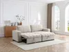 Vente-unique - KONOTI Sofa Stoff Beige - B 154 cm x H 93 cm x L 250 cm Bild 2