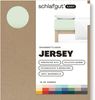 Schlafgut 'Easy' Spannbettlaken, Jersey, 100% Baumwolle, rundum Gummizug, für Matratzen bis 22 cm Höhe, Green Light, S 90x190 cm - 100x200 cm Bild 2
