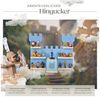 tectake® Holz Regal mit Magnetstreifen für Wand Montage, Tonieregal, Wandregal für's Kinderzimmer, Aufbewahrung Musikbox, für Tonies Tonie Hörfiguren und Toniebox - blau Bild 4