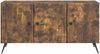 vidaXL TV-Schränk Geräucherte Eiche 99 x 34,5 x 50 cm Holzwerkstoff 895640 Bild 4