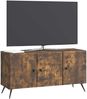 vidaXL TV-Schränk Geräucherte Eiche 99 x 34,5 x 50 cm Holzwerkstoff 895640 Bild 2
