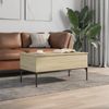 vidaXL Couchtisch Sonoma-Eiche 100x50x45 cm Holzwerkstoff und Metall 845412 Bild 3