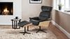 MANILA Loungesessel inkl. Hocker - braun / Walnuss Bild 3