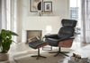 MANILA Loungesessel inkl. Hocker - braun / Walnuss Bild 2