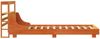 vidaXL Massivholzbett ohne Matratze Wachsbraun 75x190 cm Kiefernholz 3306446 Bild 5