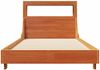 vidaXL Massivholzbett ohne Matratze Wachsbraun 75x190 cm Kiefernholz 3306446 Bild 4
