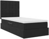 vidaXL Aufbewahrungsbett mit Matratze Schwarz 90 x 200 cm Samt 3372125 Bild 5
