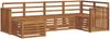 vidaXL Ecksofa Set 6 pcs Natur Massivholz Akazie 3375084 Bild 2