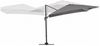 Ampelschirm Gliavi - Aluminium Anthrazit, Polyester-Stoff Dunkelgrau, 3x3 m Bild 3