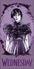 Jerry Fabrics Strandtuch Wednesday Purple Frottee Badetuch mit Premium Druck, 70x140 cm Bild 4