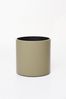 VIVANNO Blumentopf Aluminium NEW RONDO Rund - Grün Matt (1 St), 25x25 cm Bild 3