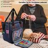 TUWENA Aufbewahrungsbox Häkeltasche für Garn, Leichte Stricknadeln, Wollaufbewahrungstasche, Tragbare Garntasche für Stricknadeln, Häkelnadeln, Wolle und Zubehör Bild 4