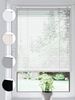 Sonello Jalousie Klemmfix ohne u. mit Bohren 35cm x 100cm Weiß Aluminium Jalousette, Klemmfix, Inkl. Halterung für Decken- u. Wandmontage Alu Jalousie Fenster u. Tür, Blickdicht freihängend Bild 1