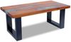 vidaXL Couchtisch Teak Harz 100x50 cm 243467 Bild 5