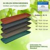 Heimwerkercenter Balkonkasten MePla Untersetzer Balcony Standard L 38cm, B 15,8cm, Braun, Kunstoff Bild 3