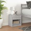 vidaXL Nachttisch mit Schublade Grau Sonoma 39x28x41 cm 858759 Bild 3