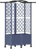 vidaXL Hochbeet mit Rankgitter und Dach Grau 122 x 40 x 144 cm PP 3423023 Bild 2