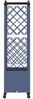 vidaXL Hochbeet mit Rankgitter und Dach Grau 122 x 40 x 144 cm PP 3423023 Bild 4