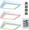 Paulmann LED Panel Aufputzlampe Deckenlampe Aufputz Aufbau Wandleuchte RGB Ferinbedienung 25x25cm Dimmbar7338 Bild 2
