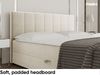 MEBLINI Boxspringbett CHANDON 180x200 cm mit Bettkasten - H3B/Creme Samt Polsterbett - Doppelbett mit Topper & Bonellfederkern-Matratze Bild 5