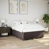 vidaXL Boxspringbett mit Matratze Dunkelbraun 140x200 cm Stoff 3285140 Bild 3