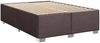 vidaXL Boxspringbett mit Matratze Dunkelbraun 140x200 cm Stoff 3285140 Bild 5