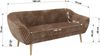 Wohnzimmerset Möbelset PIRS 3-3, Armlehnen, Wellenfederung, Buche Füße, Dreisitzer Sofa, Polstermöbel Set - Hellgrau Velvet Bild 5