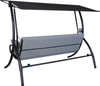 Hollywoodschaukel Elegance Zip granit Bild 3