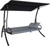 Hollywoodschaukel Elegance Zip granit Bild 2