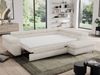 Mks Möbel 'Pedro L-Form' Ecksofa mit Schlaffunktion, verstellbaren Kopfstützen & Bettkasten, Beige, Cord, mit Topper, rechts Bild 5