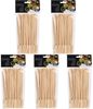 Koopman Schaschlikspieße Grillspieße Partyspieße Bambusspieße (Set, 250-St, Packung), 250tlg, Bambus, Nachhaltig, 20cm lang, eckige Form Bild 1