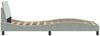 vidaXL Bettgestell "Dover" Hellgrau 90x190 cm Samt 373092 Bild 5