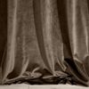Eurofirany 'VILLA' Vorhang, Samtvorhänge, Velours Blickdicht, Braun, KRÄUSELBAND, H270 x B140 cm (1er Pack) Bild 3