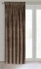Eurofirany 'VILLA' Vorhang, Samtvorhänge, Velours Blickdicht, Braun, KRÄUSELBAND, H270 x B140 cm (1er Pack) Bild 4