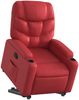 vidaXL Relaxsessel mit Aufstehhilfe Rot Kunstleder 3204663 Bild 3