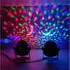 Rosnek LED Discolicht Kristall-/Sternlichter, rotierend, RGB, für Festival Bar Club Parties, Sternenlichter, RGB, Weihnachten DJ Bühne Bild 1