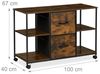 Relaxdays Rollcontainer mit Schubladen Bild 5