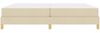 vidaXL Boxspringbett mit Matratze Creme 200 x 200 cm Stoff 3398596 Bild 5