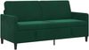 vidaXL Sofa mit Stauraum Dunkelgrün 172 x 78 x 87 cm Polyester 42036963 Bild 2