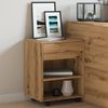 vidaXL Rollcontainer Artisan-Eiche 46x36x59 cm Holzwerkstoff 856661 Bild 4
