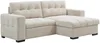 Vente-unique - BRISAMA Sofa Stoff Beige - B 156 cm x H 92 cm x L 248 cm Bild 5